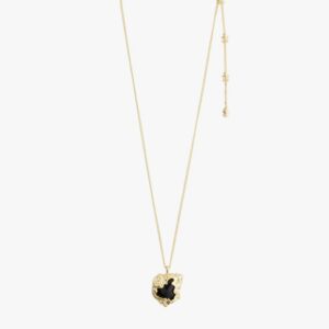 FRANK-GOLD PLATED PENDANT NECKLACE