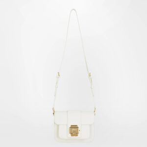 MESSENGER WHITE SHOULDER BAG