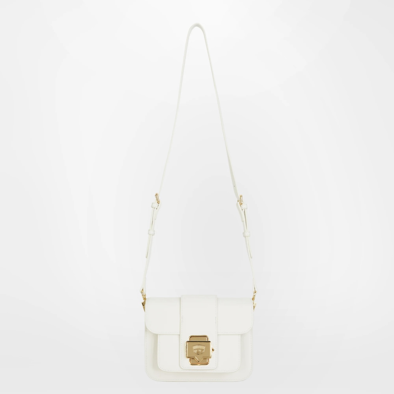 MESSENGER WHITE SHOULDER BAG