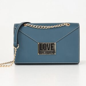 LOGO PLAQUE EMERALD GREEN SHOULDER BAG