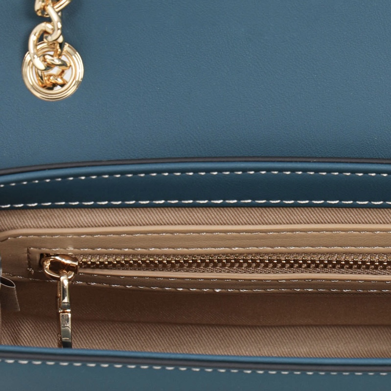 LOGO PLAQUE EMERALD GREEN SHOULDER BAG - Image 4