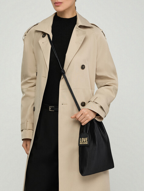 LOVE MOSCHINO Pleated Black - Image 3