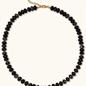 SEOUL BLACK GALAXY NECKLACE Almynoma